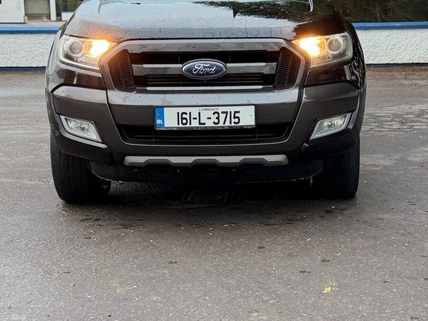 Ford Ranger Crew Cab, Diesel, 2016, Black