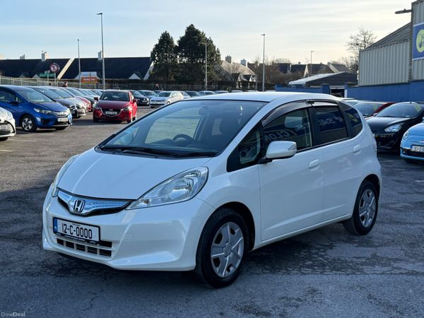 Honda Fit Hatchback, Petrol Hybrid, 2012, White