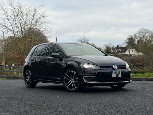 Volkswagen Golf Hatchback, Petrol Plug-in Hybrid, 2015, Black
