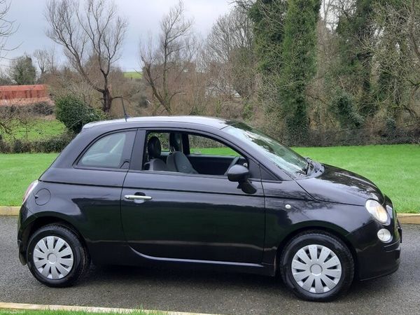 Fiat 500 Hatchback, Petrol, 2015, Black