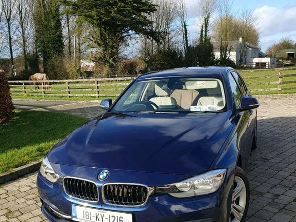 BMW 3-Series Saloon, Diesel, 2018, Blue