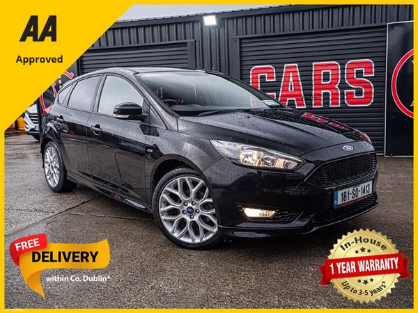 Ford Focus Hatchback, Petrol, 2018, Black