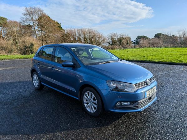 Volkswagen Polo Hatchback, Petrol, 2017, Blue