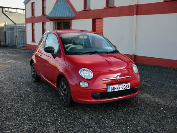 Fiat 500 Hatchback, Petrol, 2014, Red