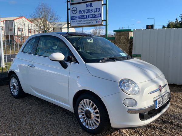 Fiat 500 Hatchback, Petrol, 2014, White