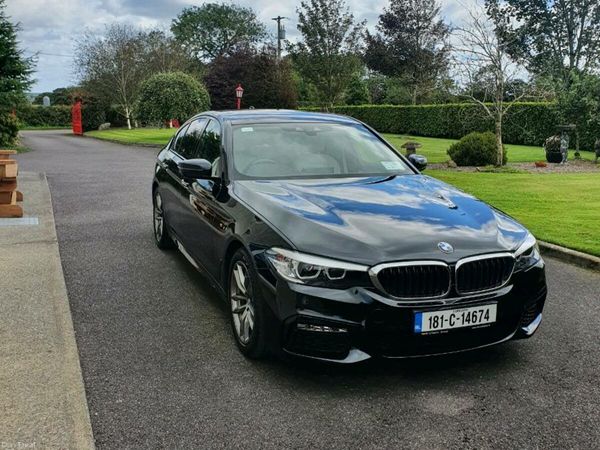BMW 5-Series Saloon, Diesel, 2018, Black