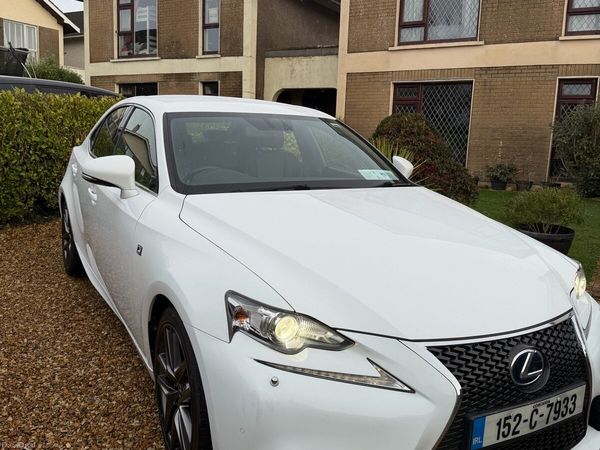 Lexus IS Saloon, Petrol Hybrid, 2015, White