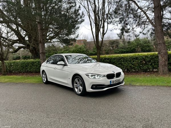 BMW 3-Series Saloon, Petrol Plug-in Hybrid, 2018, White