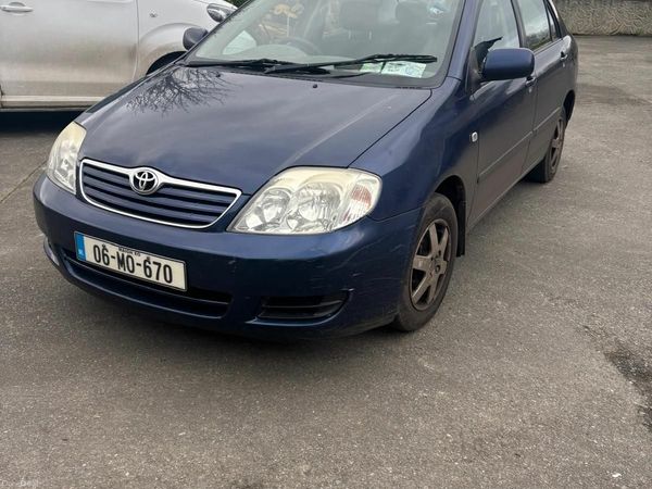 Toyota Corolla Saloon, Petrol, 2006, Blue