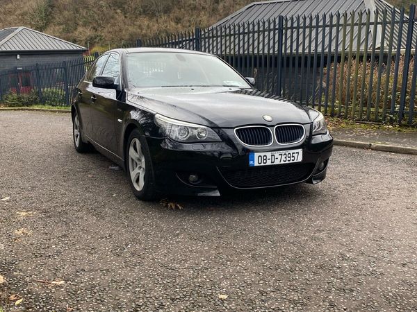 BMW 5-Series Saloon, Diesel, 2008, Black