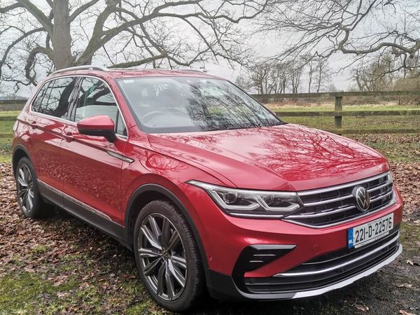 Volkswagen Tiguan SUV, Diesel, 2022, Red