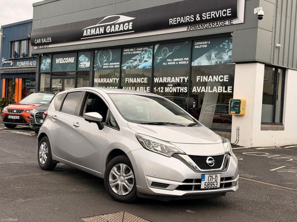 Nissan Note MPV, Petrol, 2017, Silver