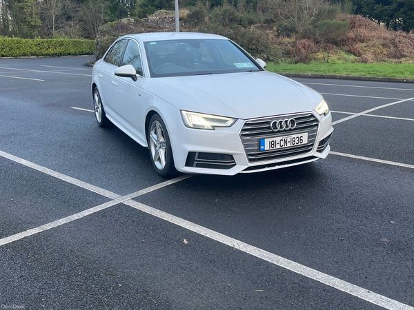 Audi A4 Saloon, Diesel, 2018, White