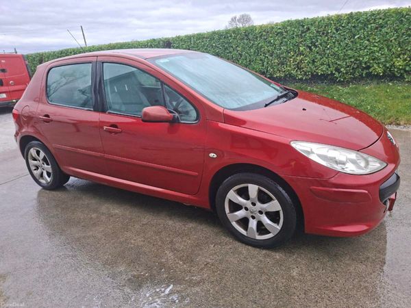 Peugeot 307 Hatchback, Diesel, 2007, Red