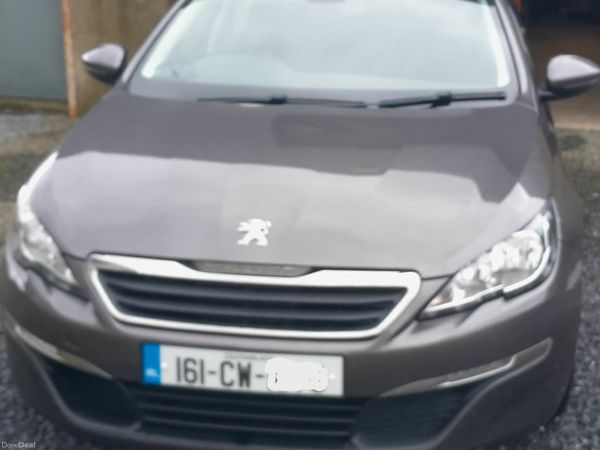 Peugeot 308 Hatchback, Diesel, 2016, Grey
