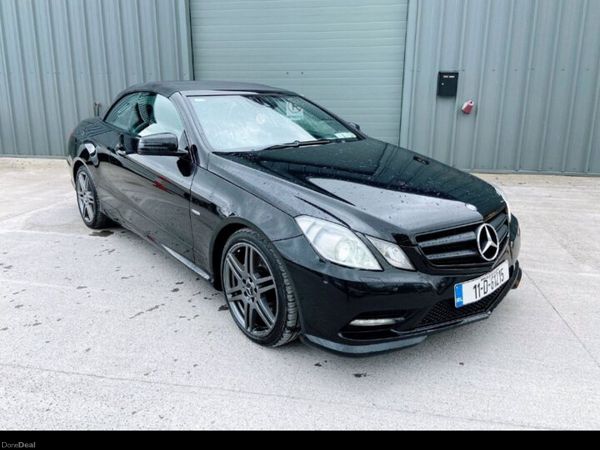 Mercedes-Benz E-Class Convertible, Diesel, 2011, Black