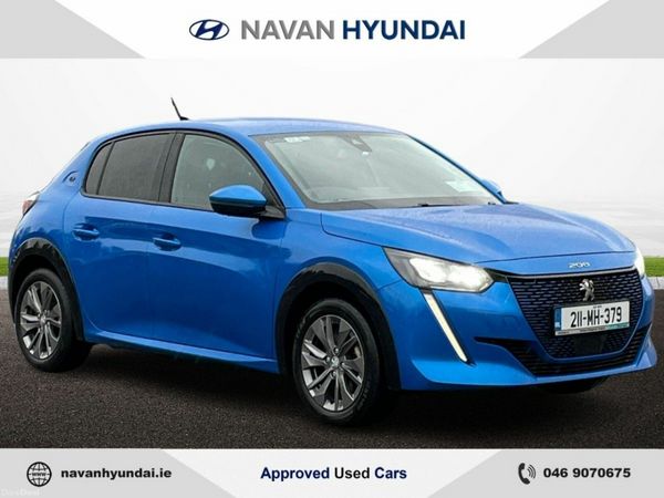 Peugeot 208 Hatchback, Electric, 2021, Blue