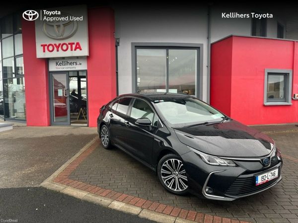 Toyota Corolla Saloon, Petrol Hybrid, 2019, Black