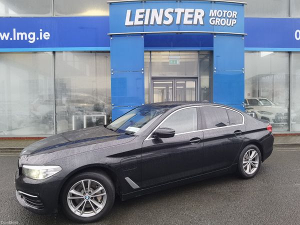 BMW 5-Series Saloon, Petrol Plug-in Hybrid, 2019, Black