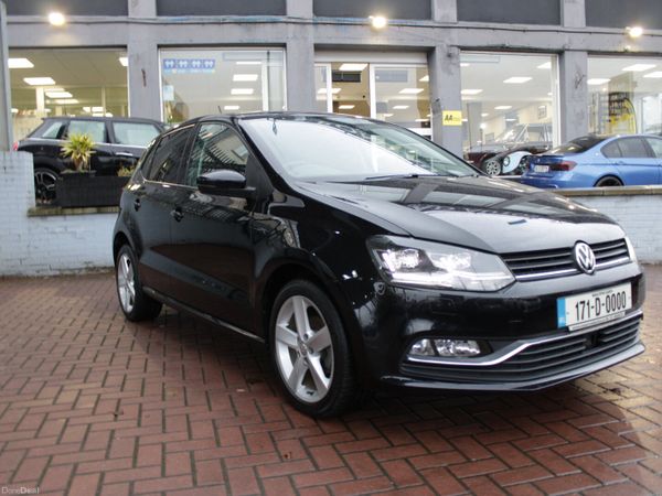 Volkswagen Polo Hatchback, Petrol, 2017, Black
