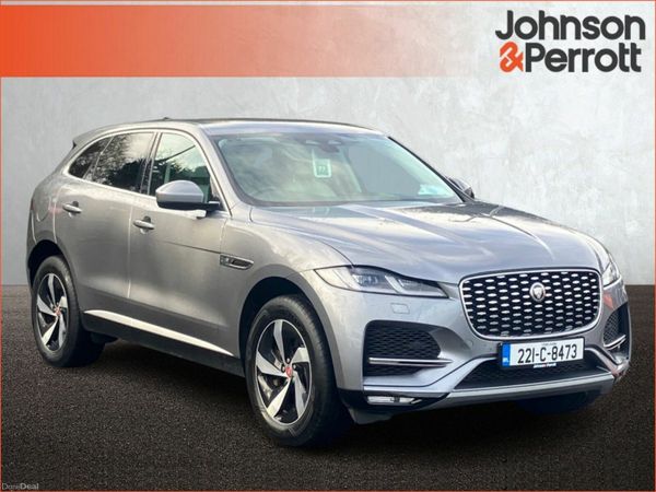 Jaguar F-Pace SUV, Petrol Plug-in Hybrid, 2022, Grey
