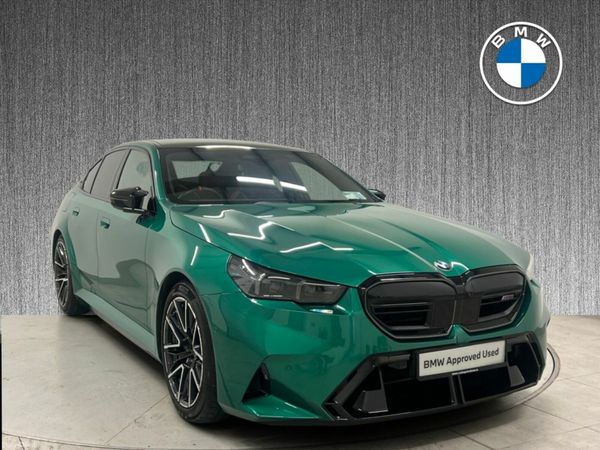 BMW M5 Saloon, Petrol Plug-in Hybrid, 2025, Green