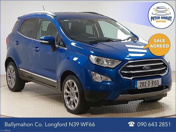 Ford EcoSport SUV, Diesel, 2020, Blue