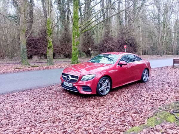 Mercedes-Benz E-Class Coupe, Diesel, 2019, Red