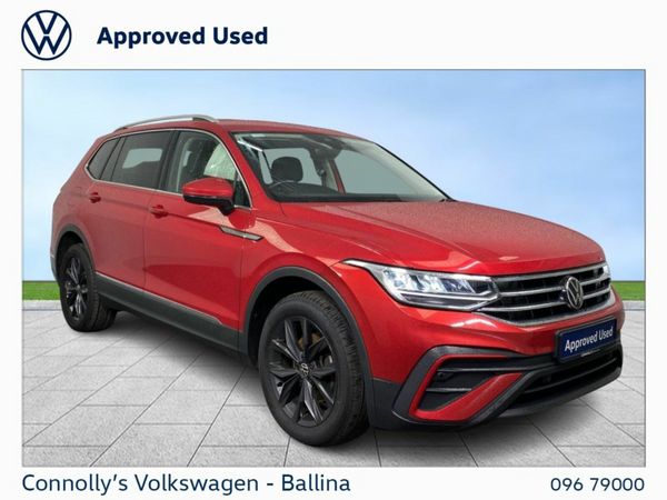 Volkswagen Tiguan Allspace SUV, Diesel, 2024, Red