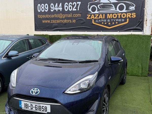 Toyota Aqua Hatchback, Petrol Hybrid, 2018, Blue