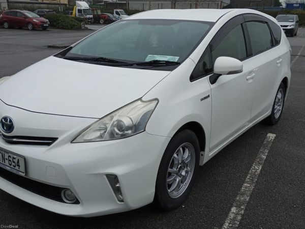 Toyota Prius MPV, Petrol Hybrid, 2013, White