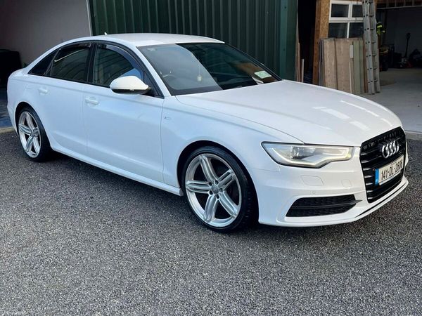 Audi A6 Saloon, Diesel, 2014, White