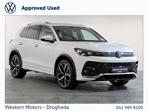 Volkswagen Tiguan SUV, Petrol Hybrid, 2025, White