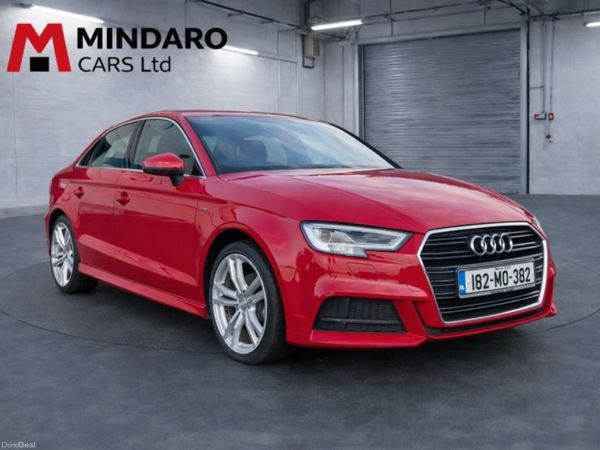 Audi A3 Saloon, Diesel, 2018, Red