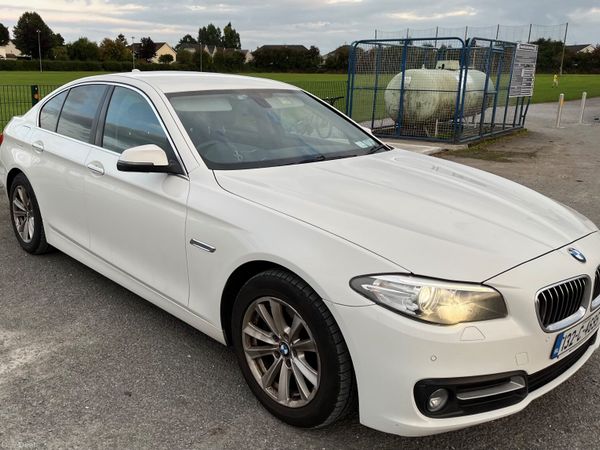 BMW 5-Series Saloon, Diesel, 2013, White