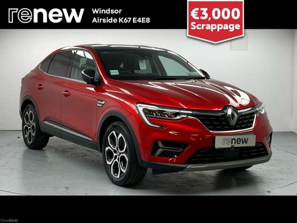 Renault Arkana Hatchback, Petrol, 2023, Red