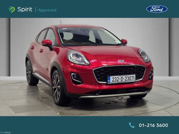 Ford Puma SUV, Petrol Hybrid, 2023, Red