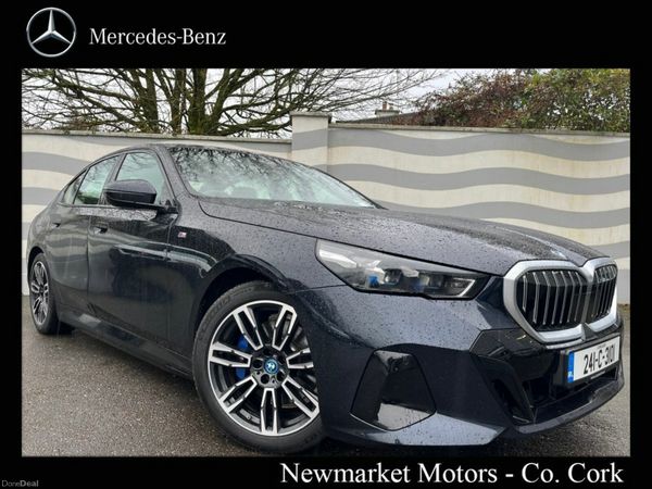 BMW 5-Series Saloon, Petrol Plug-in Hybrid, 2024, Black