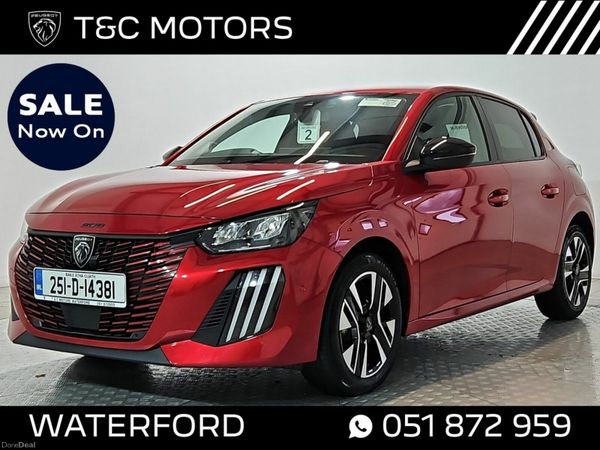 Peugeot 208 Hatchback, Petrol, 2025, Red