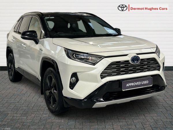 Toyota RAV4 SUV, Petrol Hybrid, 2019, White