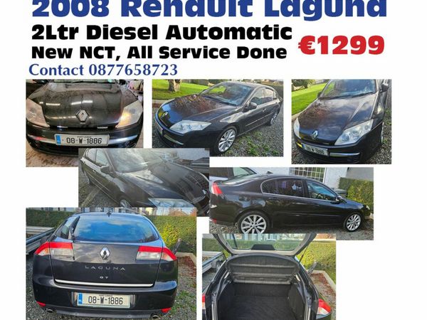 Renault Laguna Hatchback, Diesel, 2008, Black