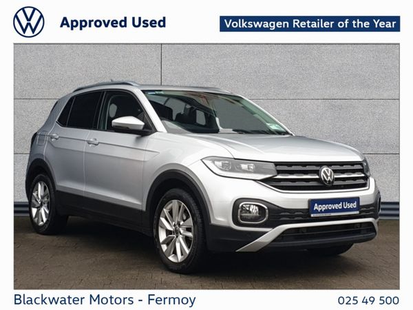 Volkswagen T-Cross SUV, Petrol, 2023, Silver