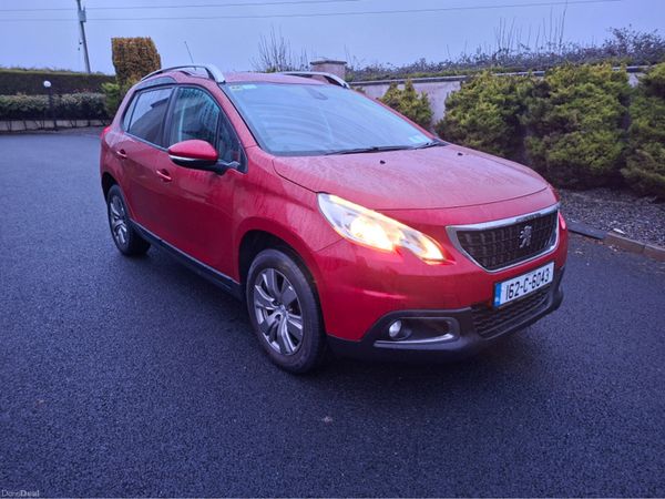 Peugeot 2008 Estate, Petrol, 2016, Red