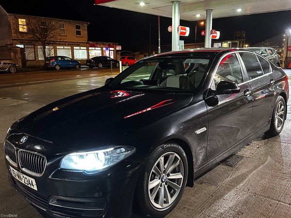 BMW 5-Series Saloon, Diesel, 2015, Black