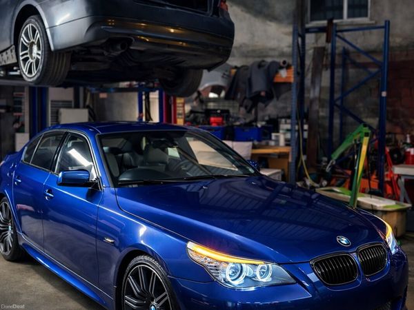 BMW 5-Series Saloon, Diesel, 2009, Blue