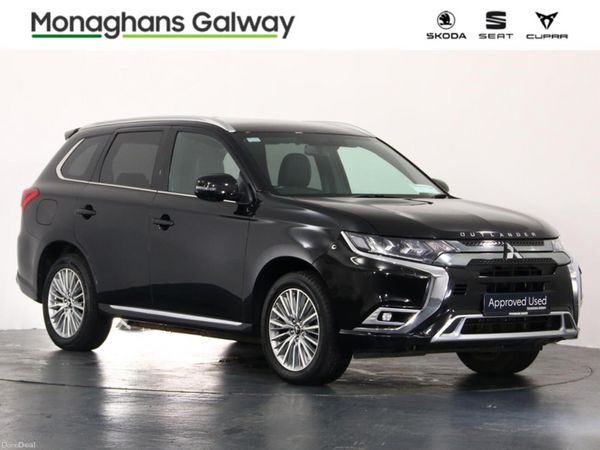 Mitsubishi Outlander Estate, Petrol Plug-in Hybrid, 2019, Black