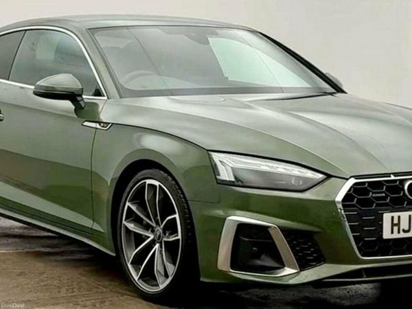 Audi A5 Coupe, Diesel Hybrid, 2023, Green