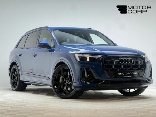 Audi Q7 SUV, Petrol Plug-in Hybrid, 2024, Blue