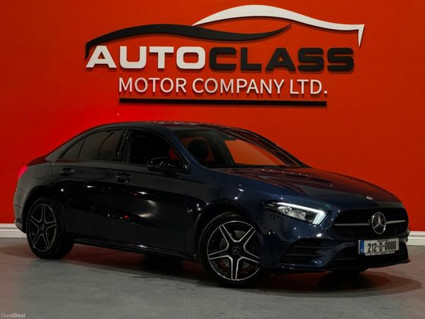 Mercedes-Benz A-Class Saloon, Petrol Plug-in Hybrid, 2021, Blue