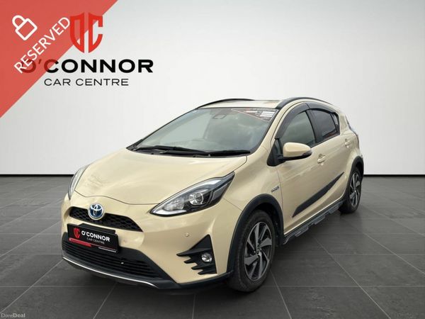 Toyota Aqua Hatchback, Petrol Hybrid, 2019, Beige